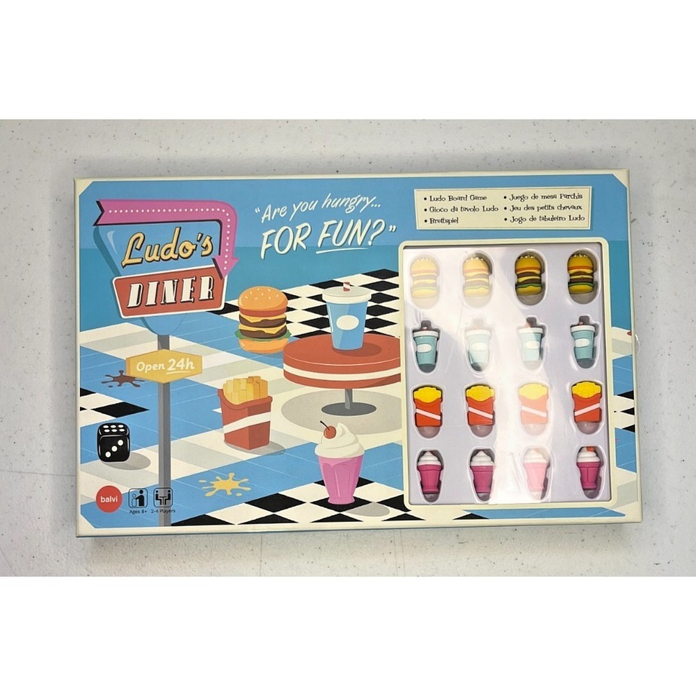 Ludo's Diner Board Game Brand New Tabletop Game For Family & Friend Game Nights